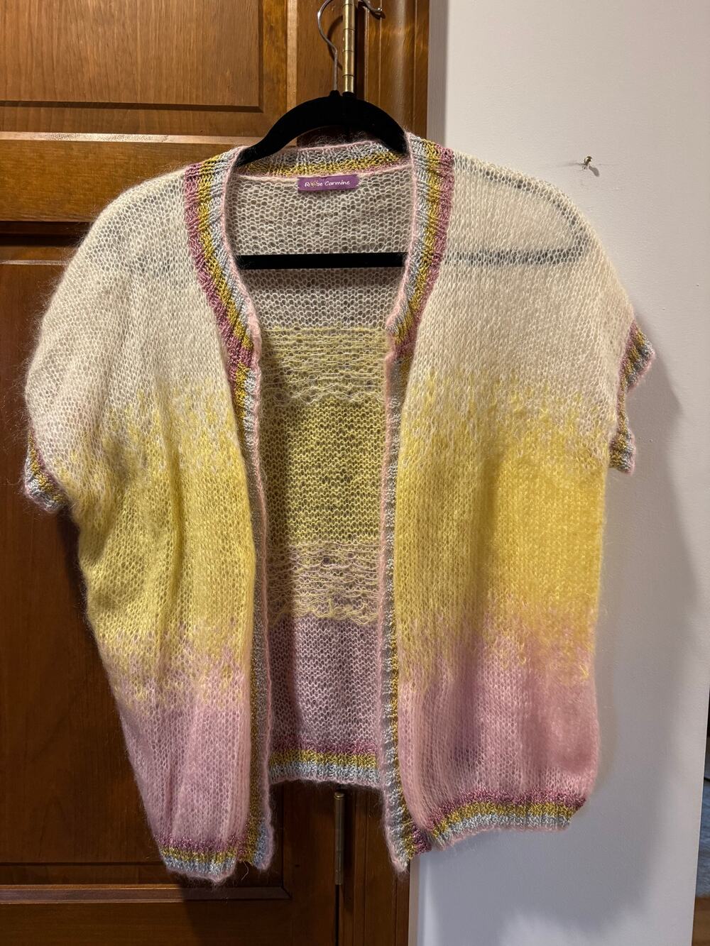 Rose Carmine Cardigan